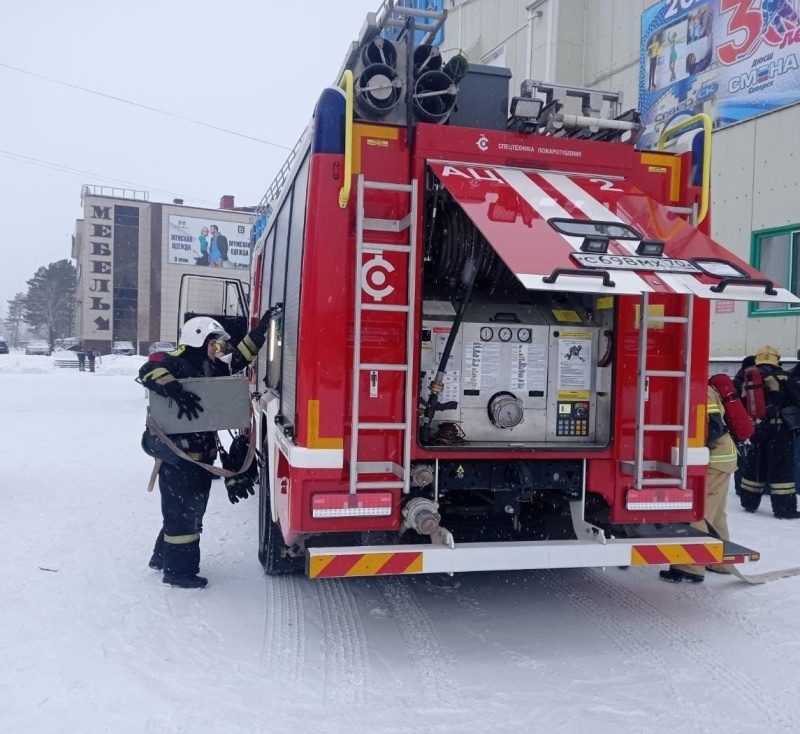 Учения в здании МБУ ДО ДЮСШ «Смена» (02.02.2022)