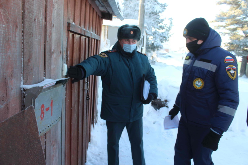 Профилактический рейд в с. Богашево Томского района (13 января 2021 года)