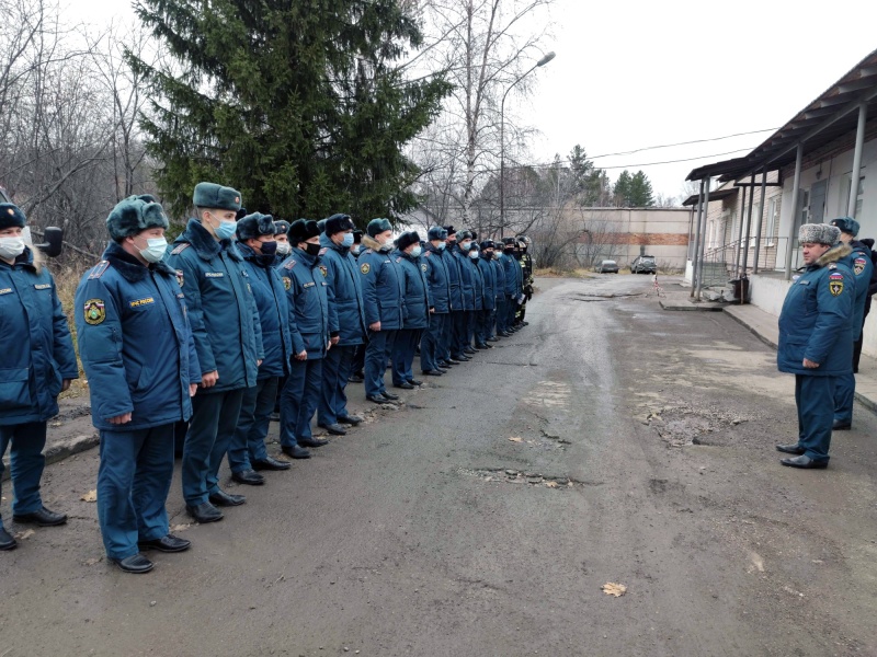 Тренировочные пожарно-тактические учения в Томской областной клинической больнице (26 октября 2021 года)