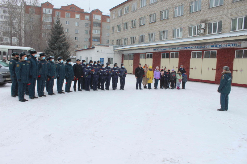 В Томске почтили память пожарных, погибших при исполнении служебного долга (23 февраля 2022 года)